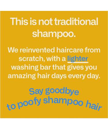 Modern Mammals Light Shampoo Bar - Vegan, Fragrance-Free, Ideal for Men, Minimalist Hair Care, Sensitive Scalps - 2.4oz Bar - Buy Online on GoSupps.com