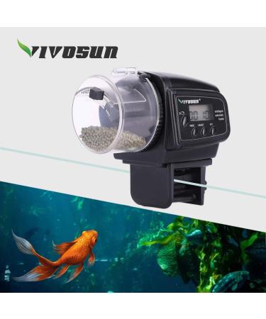 VIVOSUN Programmable Automatic Fish Feeder | Volume Timer Control - Buy Online on GoSupps.com