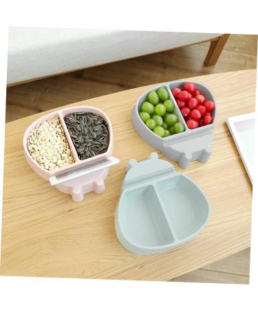 LABRIMP Box Food Tray Compartment Candy Holder Fruit Tray Food Storage Tray Ladybug Candy Stand - Buy Online on GoSupps.com