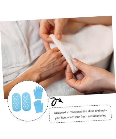 Healeved Moisturizing Gloves Cracked Skin Socks Moisturizing Toe Socks Heal Gloves Womens Socks Hosiery Moisturizing Socks Silicone Gel Cracked Skin Gloves Gel Heel Sleeves Spa - Buy Online on GoSupps.com