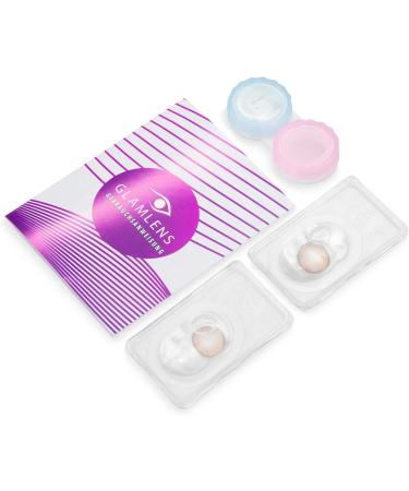 Buy Glamlens Silicone Comfort Soft Brown Contact Lenses Elly Hazel 0.0 Diopters 3-Month Wear | International Shipping - Buy Online on GoSupps.com