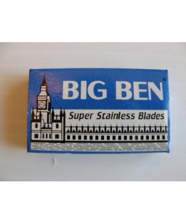 50 Bigben Super Stainless Double Edge Safety Razor Blades