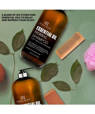 Botanic Hearth Essential Oil Shampoo & Conditioner Set - Sulfate Free, Hair Growth, Color Safe, All Hair Types - 16 fl oz - Buy Online on GoSupps.com