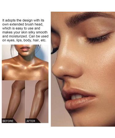 3 Colors Shimmer Highlighter Powder - Fairy-Like Patting Powder for Face & Body Makeup (01) - Buy Online on GoSupps.com