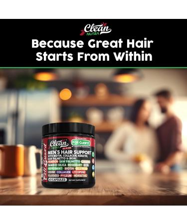 Hair Growth Supplement For Men | Biotin Hair Vitamins Collagen Pumpkin Seed Saw Palmetto Iron Ginseng Bamboo Silica Rosemary Peppermint Keratin Selenium Iodine Flaxseed Horsetail Vitamin A C D3 E B12 - Buy Online on GoSupps.com