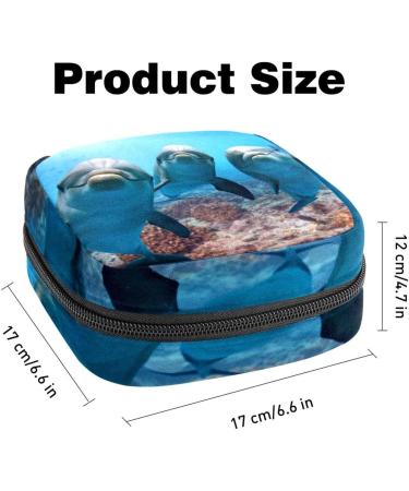 Menstruation Pad Bag with Zipper | Women's Napkin & Tampon Collection Bag | Stylish & Functional | Perfect for Women & Girls - Buy Online on GoSupps.com