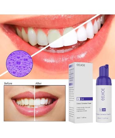Purple Toothpaste for Sensitive Teeth | Color Correction & Whitening | Fresh Breath (45ml) - Shop Internationally - Buy Online on GoSupps.com