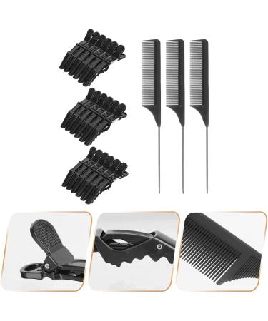 FRCOLOR 1 Set Hair Comb Set Prong Pintail Hair Comb Pintail Comb Clips Alligator Curl Clips Hair Cutting Clips Sectioning Clips Hair Dye Clip Curl Hair Home Tools Abs Clamps Hair Clip Girl - Buy Online on GoSupps.com