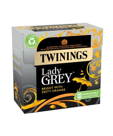 Twinings 80 tea bags (Lady Grey) - Black English tea with orange and citrus aroma - imported by Shestore24 - Buy Online on GoSupps.com