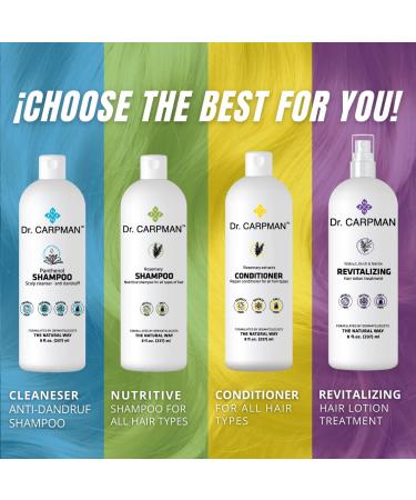 Dr. Carpman Volume Enhancing Anti Hair Loss Lotion - 8 fl. oz. - Hair Care with Natural Extracts for Strengthening & Growth - Buy Online on GoSupps.com