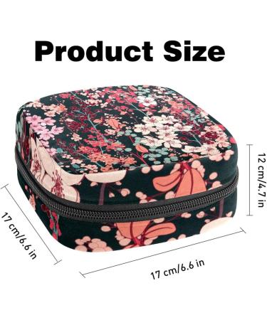 Women's Binding Pocket Flower Pattern Bags | Tampon Storage & Zip Pockets - Multi08 - Buy Online on GoSupps.com