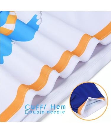 Buy AMZTM Baby Boys UV Protection Dinosaur Swim Set | White Swim Shorts & Swimwear for Kids - International Shipping Available - Buy Online on GoSupps.com