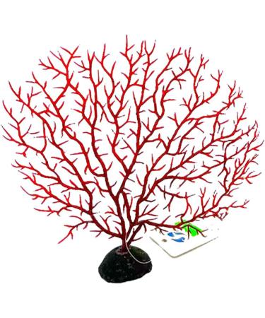 QUETHEDS Faux Coral D cor Artificial Coral Branch D cor Sea Fan Coral Decorations Aquariums Ornament Fish Tanks Landscape Sea Fan Coral Decorations Black Small - Buy Online on GoSupps.com