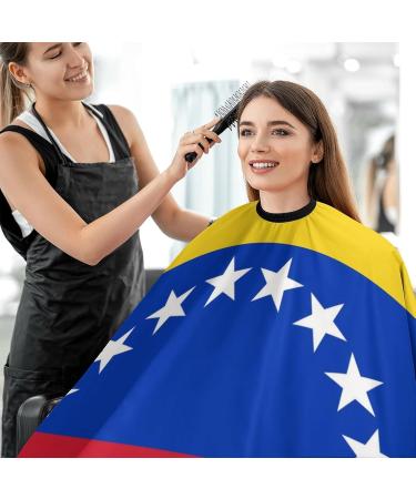 Venezuela Flag Barber Cape - Premium Haircut Apron for Home Salon & Barbershop - Buy Online on GoSupps.com
