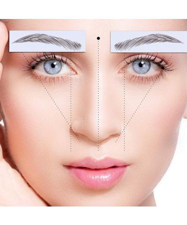 Beaupretty 4pcs Hair-like Eyebrow Stickers | Waterproof Transfers for Natural-looking Brows (Brown 1) - Women Men - Buy Online on GoSupps.com