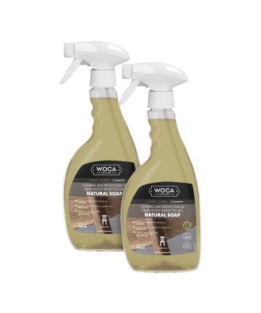 Woca Soap Natural Ready To Use Spray For Everyday Maintenance - 2 Pack