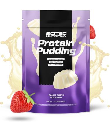 Scitec nutrition protein pudding - delicious High-Protein Dessert - gluten -free - palm oil -free - perfect snack or enjoyment after the meal - Panna Cotta - 400 g