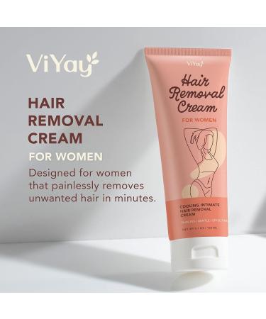 Sensitive Skin Hair Removal Cream for Women - Body, Bikini, and Pubic Hair Remover - Buy Online on GoSupps.com
