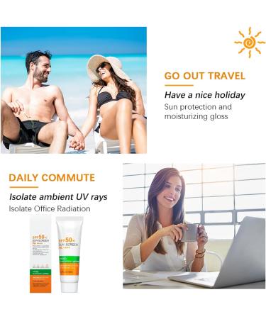SPF 50 Advanced Face Sunscreen & Moisturizer for UVA & UVB Protection - Water Resistant Sun Cream with Antioxidants - Buy Online on GoSupps.com