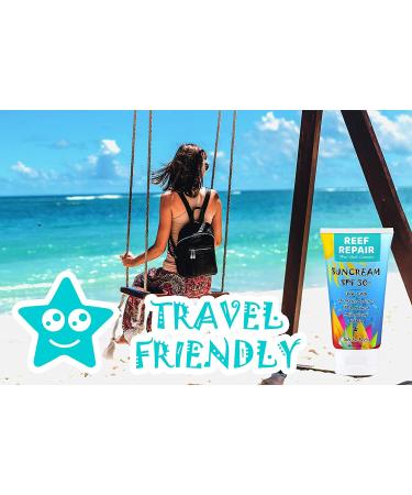 Reef Repair SPF 30+ Sunscreen 2-Pack - Natural, Travel-Size, Water-Resistant, Broad Spectrum UVA/UVB Protection, Coral-Friendly Sunblock - Buy Online on GoSupps.com