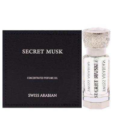 Swiss Arabian Secret Musk - Luxury Products From Dubai - Long Lasting Addictive Personal Perfume Oil Fragrance - A Seductive Signature Aroma - 0.4 Oz