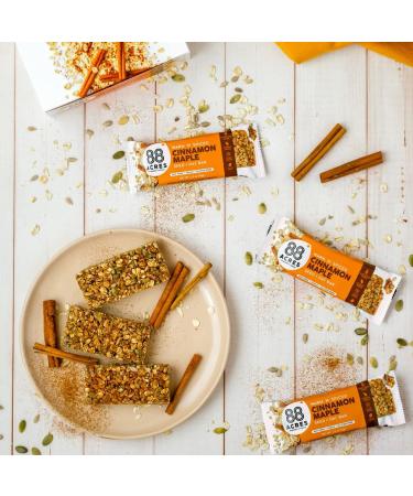 88 Acres Cinnamon & Oats Seed Bar - Healthy Snack, 1.6 OZ | Nutritious & Delicious - Buy Online on GoSupps.com