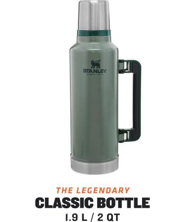 Stanley Classic Legendary Thermos Bottle 1.9L - Keeps Drinks Hot or Cold for 45 Hours - BPA-Free Dishwasher Safe Hammertone Green - Buy Online on GoSupps.com