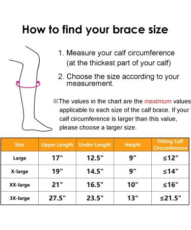 Heekooi Calf Brace Compression Sleeve (X-Large) - 1 Pair for Swelling, Shin Splints, Hiking, Training - Adjustable Support for Men and Women - Buy Online on GoSupps.com