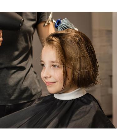 NICEMOVIC Hair Cutting Cape & Accessories - Professional Barber Supplies with Neck Duster & Brush for Salon Styling (Black - Buy Online on GoSupps.com