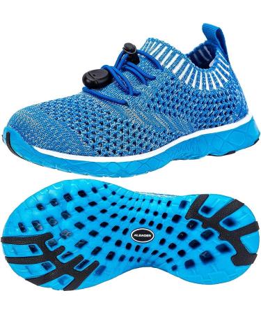 ALEADER Kids Slip-on Water Shoes - 10 Toddler Royal Blue/Knit - Buy Online on GoSupps.com