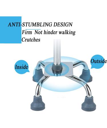 Adjustable Cane for Men Women Lightweight Sturdy Elderly Offset Walking Stick Suitable for Seniors & Handicap Four-Legged Crutches Surprise Gift - Buy Online on GoSupps.com