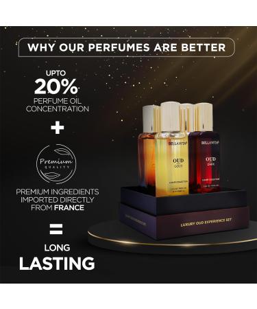 Be.lla Vi.ta Lu.xu.ry Oud Experience Eau De Parfum Gift Set 4 x 20ml for Men & Women Premium Long Lasting EDP Perfume Oudh Fragrance Scent - Buy Online on GoSupps.com