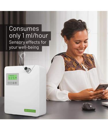 AromaPlan Home Scent Air Machine - White Essential Oil Diffuser for 1500 Sq.ft | Silent & Waterless Technology Aromatherapy - Buy Online on GoSupps.com