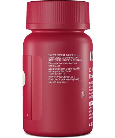 Welly Remedies 12-Hour Pain Reliever | Naproxen Sodium OTC Medicine for Pain Relief and Fever Reduction - Buy Online on GoSupps.com