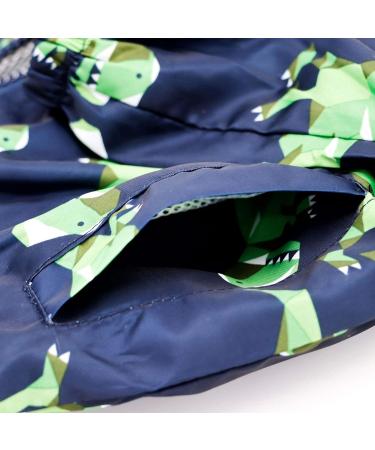 JinBei Toddler Kids Waterproof Dinosaur Jacket | Boys Windbreaker Coat | Hooded Zip Raincoat for Baby | Lightweight Sunscreen Outwear | 1-7 Years - Buy Online on GoSupps.com