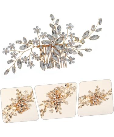 DOITOOL Flower Comb Side Hair Combs Hair Style Tools Hair Comb for Girls Evening Party Hair Comb Tiara Rhinestone Headpiece Rhinestones Hair Comb Bridal Hair Comb Proms Hair Comb - Buy Online on GoSupps.com