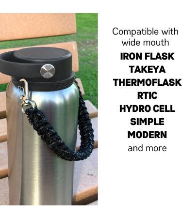 Gearproz Paracord Handle for Hydro Flask, Iron Flask, Thermoflask, Takeya Water Bottles - GRAY - Buy Online on GoSupps.com