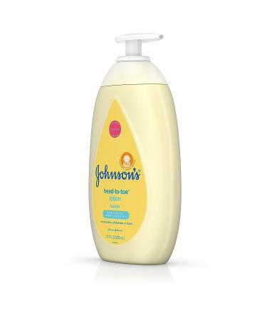 Johnson's Head-to-Toe Moisturizing Baby Body Lotion for Sensitive Skin - 27.1 Fl Oz, Hypoallergenic & Paraben-Free - Buy Online on GoSupps.com