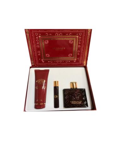 Versace Versace Eros Flame Men 3 Pc GiftSet - Buy Online on GoSupps.com