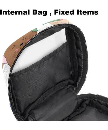 Cat Pattern Women's Binding-Up Bags | Stylish Tampon Storage & Zip Pockets - Multi-Purpose Menstrual Bags - Buy Online on GoSupps.com