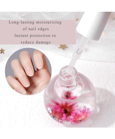 Huile pour cuticules pour ongles huile parfum e la fleur | Renforce les ongles r par s pour peler les ongles cassants et casser les ongles fins | Huile radieuse pour le soin des ongles (3 pi ces) - Buy Online on GoSupps.com