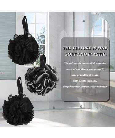 Buy 6 Pack Foamy Charcoal Bath Sponge Loofah - Exfoliating Body Wash Brushes - Buy Online on GoSupps.com