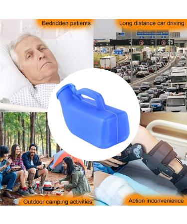 Portable Urinal Bottles for Men 1200ML Home Economy Plastic Pee Bottle with Lid Emergency Urine Collection Device for Hospital Home Camping Car Travel Green - Buy Online on GoSupps.com