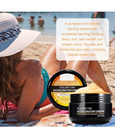 Tanning Accelerator Cream 50g Long Lasting Sunbed Cream Tanning Cream Intensive Tanning Gel Self Tanner Gel Effective in SunBeds Outdoor Sun Rapid Tanning Cream Achieve a Natural Tan - Buy Online on GoSupps.com