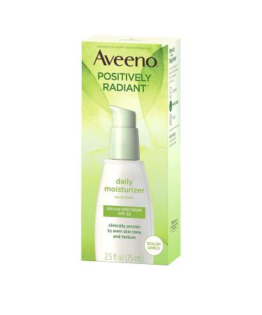 Aveeno Positively Radiant Daily Moisturizer SPF 30 - 2.5 fl oz (75 ml) | Hydrate & Protect - Buy Online on GoSupps.com