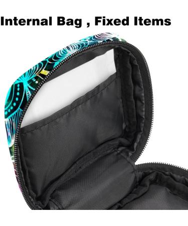 Portable Women's Binding-Up Bags | Menstrual Cup & Tampon Pouches for Teens | Antique Galaxy Mandala Design - Buy Online on GoSupps.com