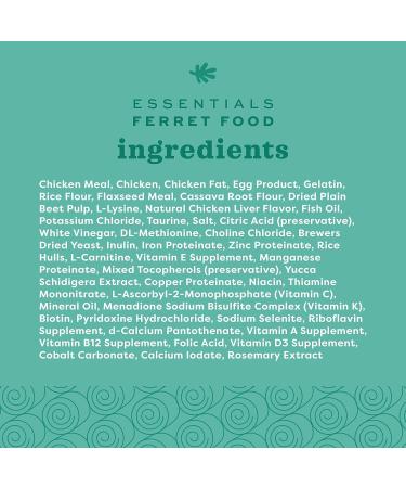 0XB0W Animal Health Essentials Ferret Food - 4 lb (2 Pack - 8 pounds Total) - Buy Online on GoSupps.com