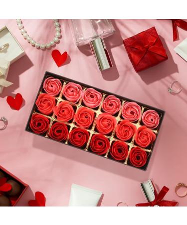 FOMIYES 1 Box Rose Soap Bath Soap Rose Flower Layout Soap Flowers Flower Soap Decoration Party Soap Flower Party Artificial Soap Flower Fragrance Miss Red - Buy Online on GoSupps.com
