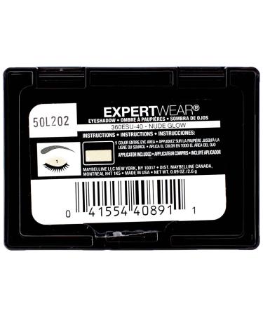Maybelline New York Expert Wear Eyeshadow Nude Glow Single - 0.09 oz - Buy Online on GoSupps.com