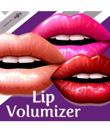 Yoffee - Lip Volumizer Extra Volume Lip Gloss Fuller Shinier and Hydrated Lips Organic Argan and Guarana Oil Hyaluronic Acid and Shea Butter Vegan 3ml - Buy Online on GoSupps.com